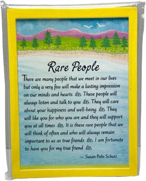 Blue Mountain Arts Friend Magnet with Easel Back—Holiday, Birthday, Thank-You, or Just Because Gift by Susan Polis Schutz, 4.9 x 3.6 Inches (Rare People), Small