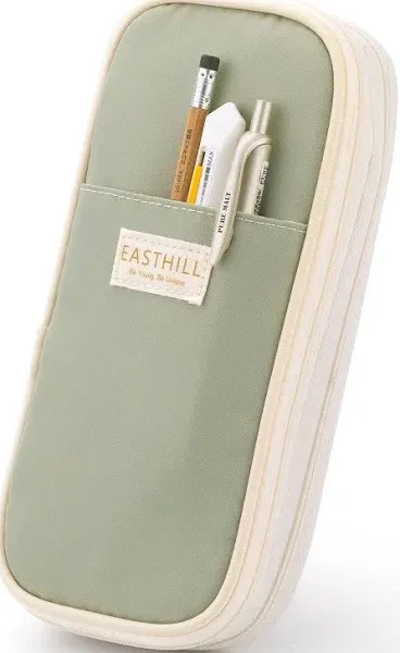 Easthill Big Capacity Pencil Pen Case Office College School Large Storage High Bag Pouch Holder Box Organizer