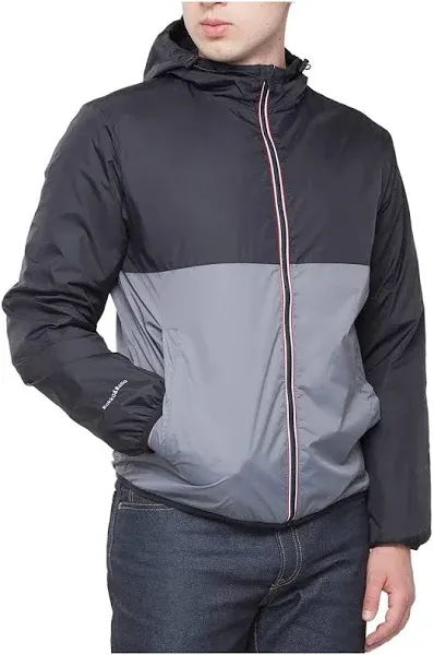 Rokka&Rolla Men's Packable Mesh Lined Lightweight Windbreaker Jacket