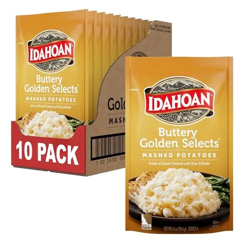 Idahoan Buttery Golden Selects Mashed Potatoes