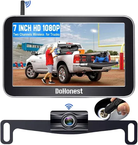 Wireless Backup Camera for Trucks, Car Pickup, Camper Van