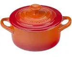 Le Creuset Mini Round Cocotte | Stoneware Olive, 8 fl. oz.