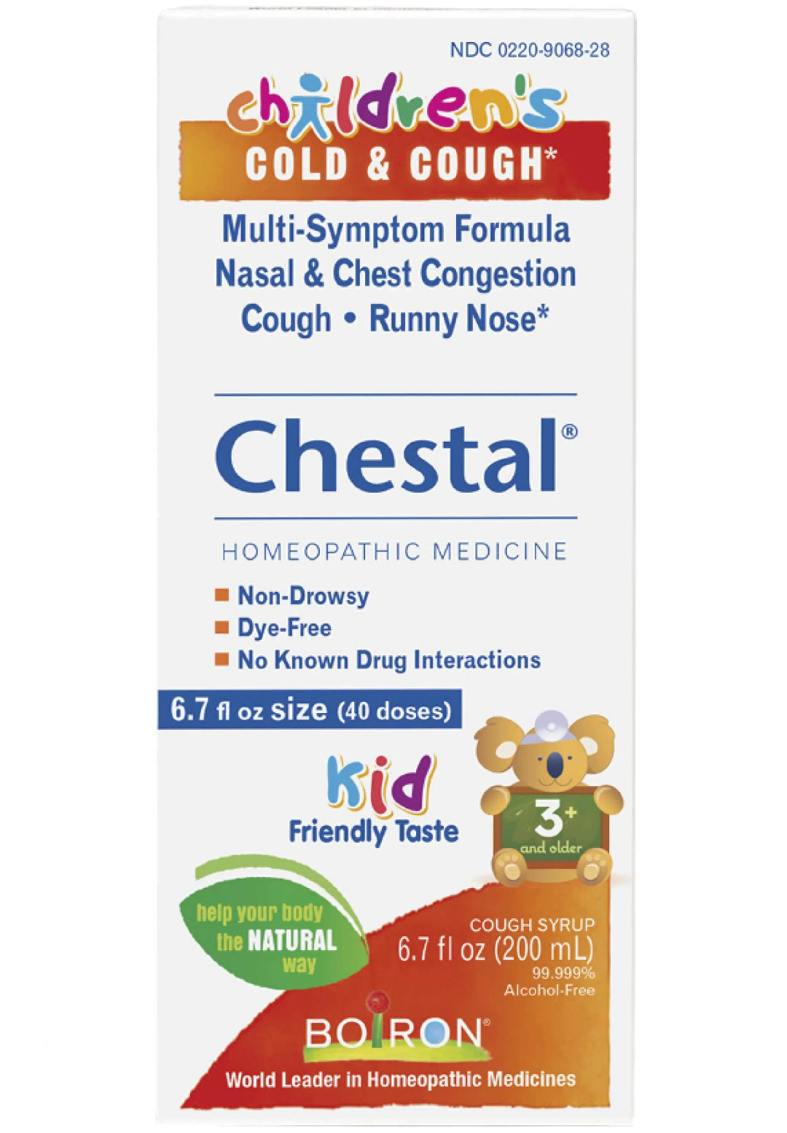 "Boiron, Children's Chestal Cough and Cold, 6.7 fl oz"