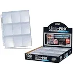 Ultra Pro 9-Pocket Secure Platinum Pages (100)