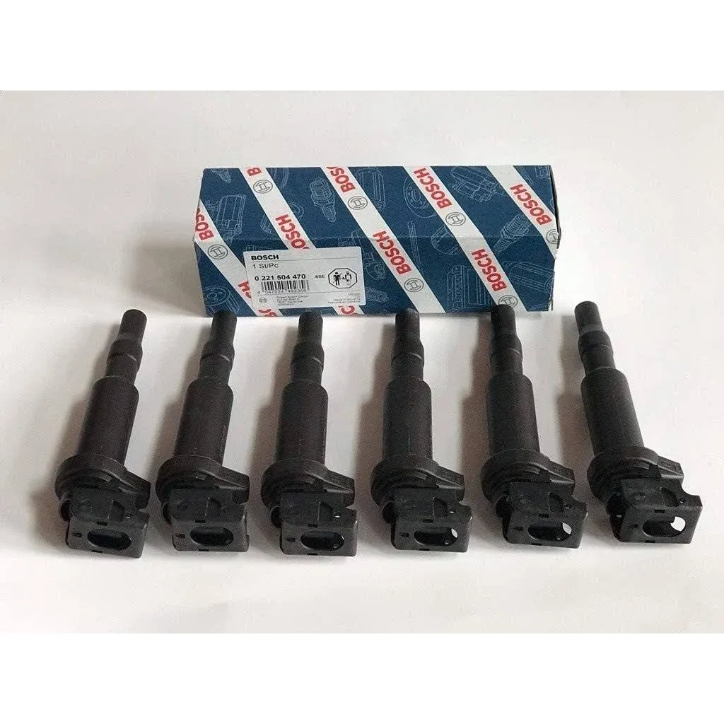 Bosch 0221504470 Ignition Coil for Select BMW Cars - 6-Pieces