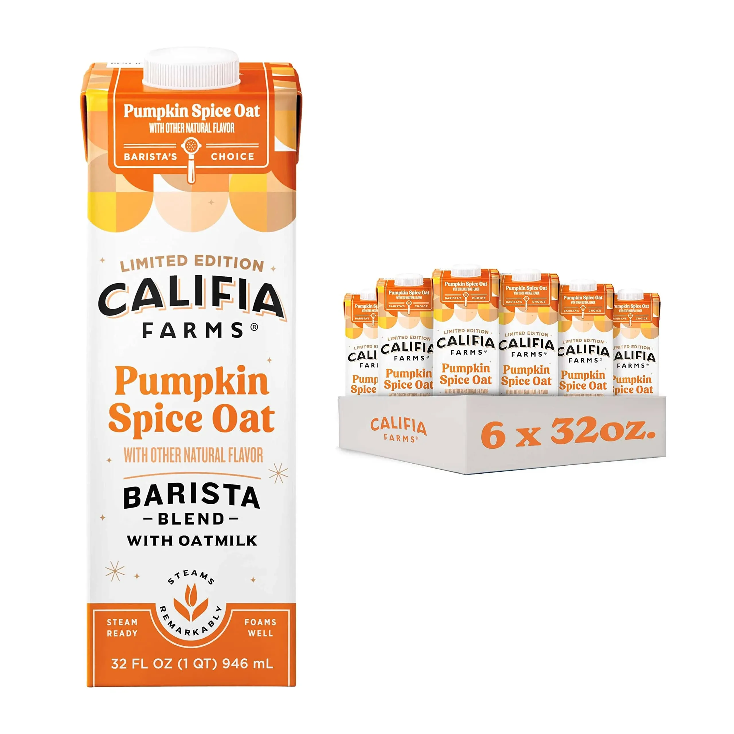 Califia Farms Pumpkin Spice Oat Barista Blend