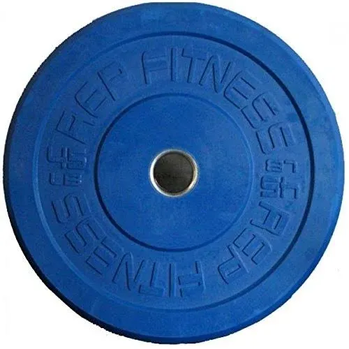 REP FITNESS Color Bumper Plates – Color-Coded Low Odor Rubber Olympic Plates For Strength, Conditioning, and Weightlifting