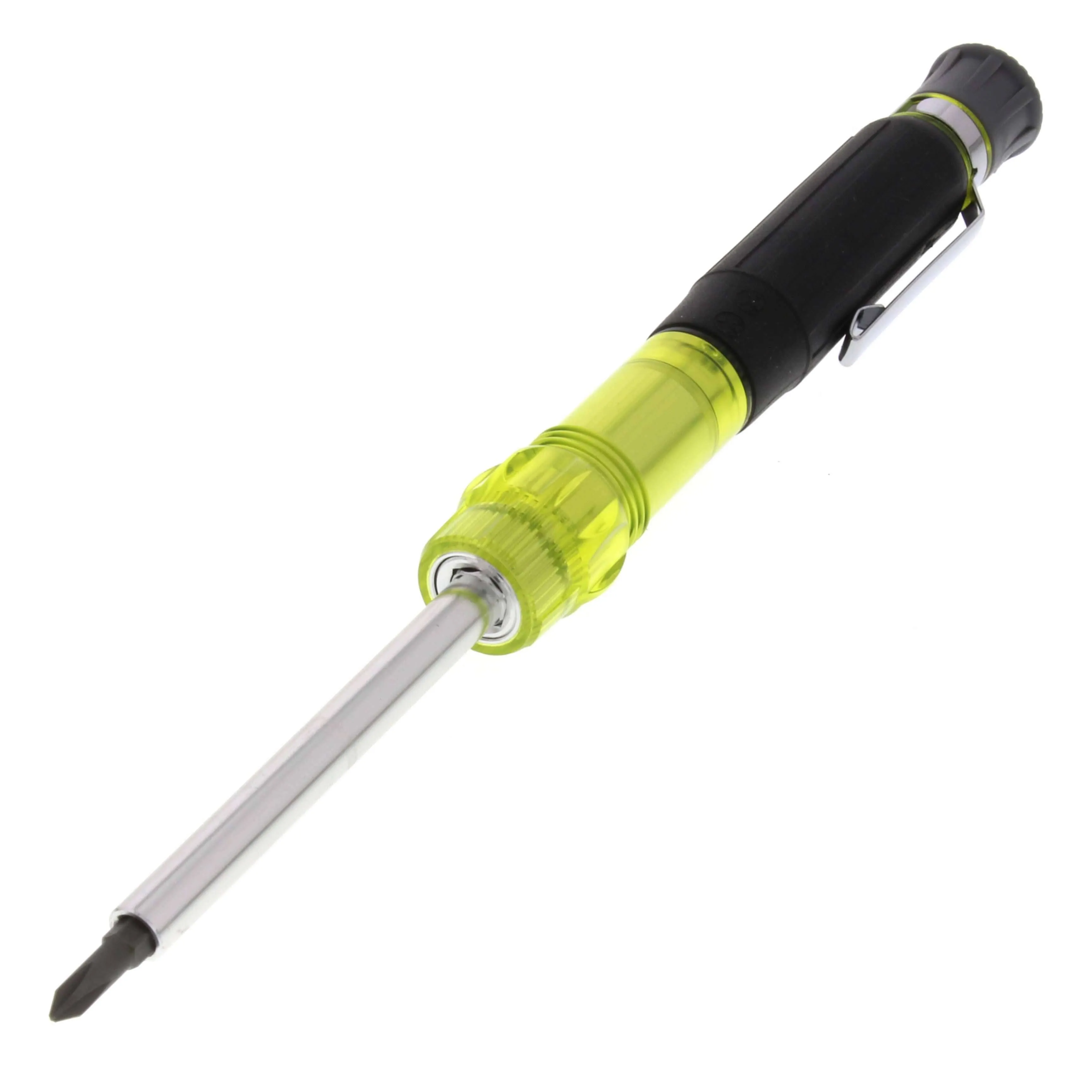 Klein Tools 32614 Screwdriver, Precision Electronics 4-in-1 Pocket Screwdriver