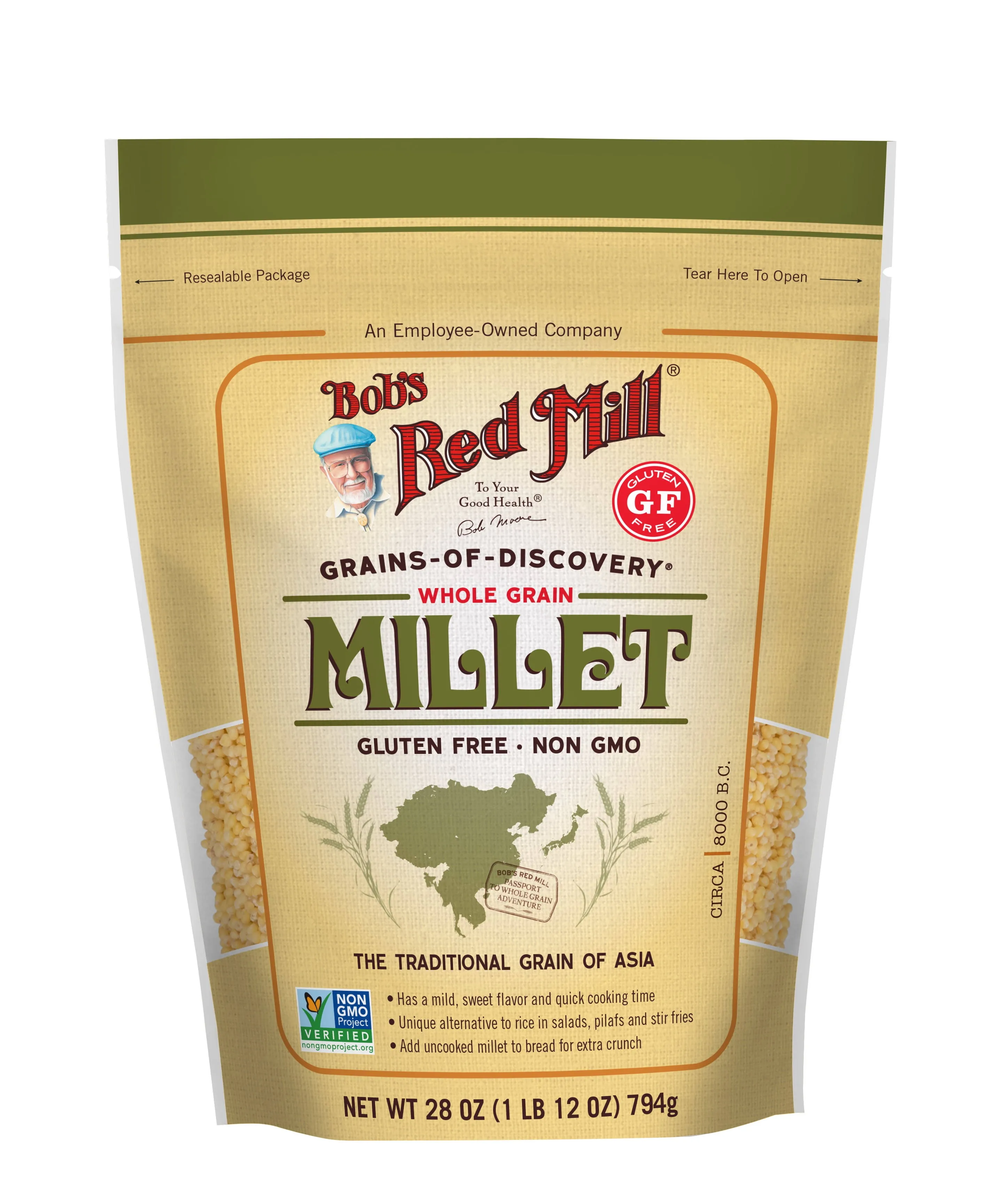 Bob's Red Mill Millet, Whole Grain - 28 oz