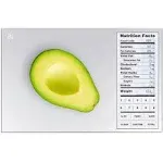 Greater Goods Nourish Digital Kitchen Food Scale and Portions Nutritional Facts Display - White