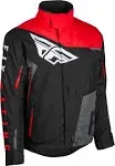 Fly Racing Black/Grey/Blu<wbr/>e SNX Pro Jacket (Mens L) 470-4116L