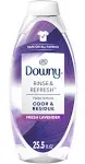 Downy Rinse &amp; Refresh Laundry Odor Remover, Fabric Softener, Fresh Lavender