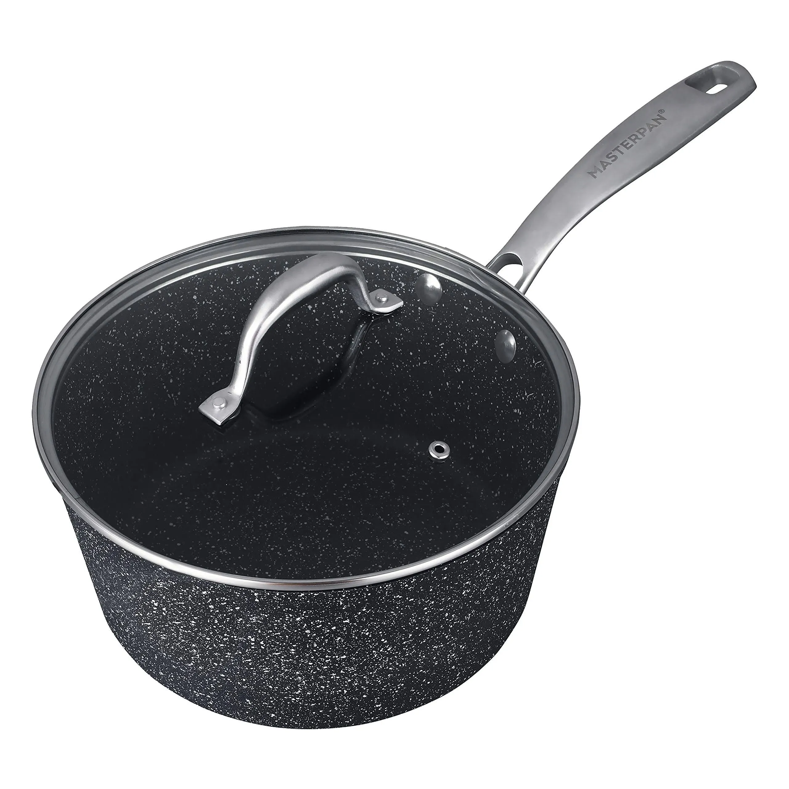 Fry Pan & Skillet Non-Stick Cast Aluminum Granite Look Finish, 9.5"