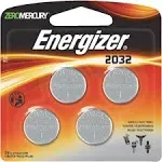 Energizer 2032 Batteries - 4 count