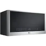 LG - Studio 1.7 Cu. ft. Convection Over-the-Range Microwave with Air Fry - Stainless Steel