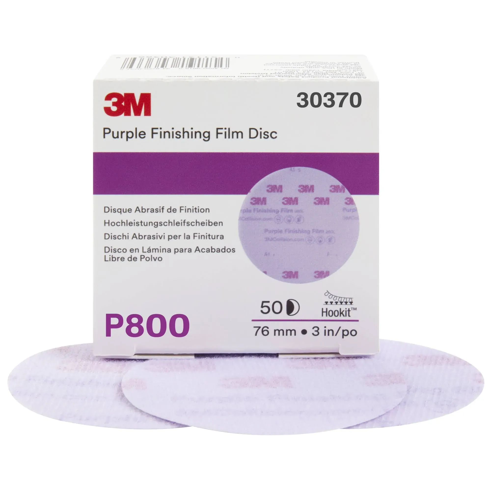 3M Hookit Purple Finishing Film Disc