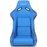 NRG FRP Bucket Seat (Blue Cloth) - Large