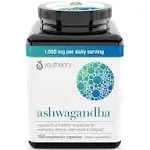 Youtheory, Ashwagandha, 60 Vegetarian Capsules