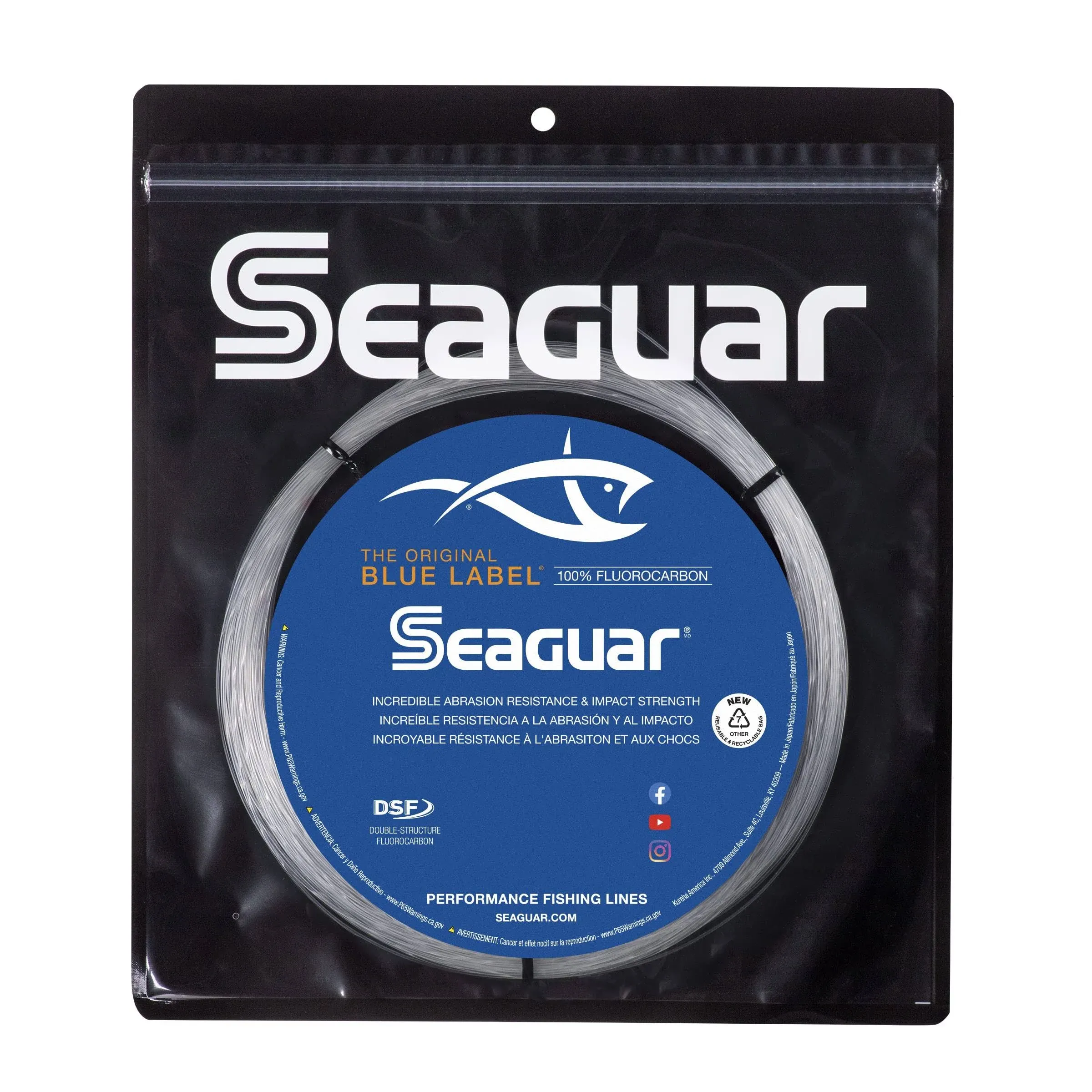 Seaguar Big Game Blue Label Fluorocarbon Leader