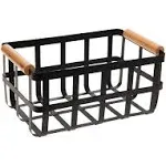 Simplify Metal Basket with Bamboo Handles