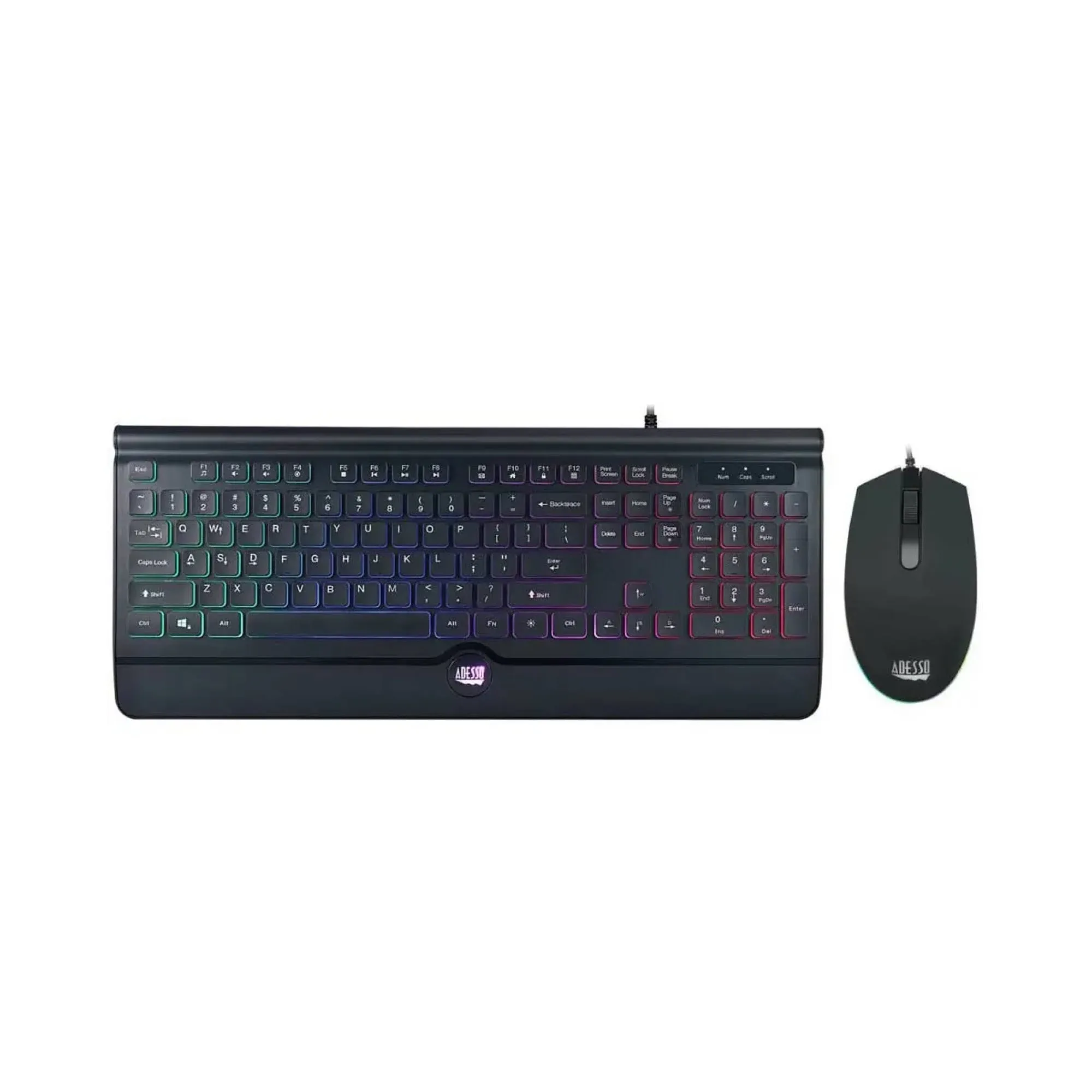 Adesso Illuminated Gaming Keyboard/Mouse Combo