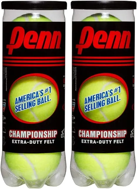 Penn Championship Tennis Balls - Extra Duty Felt Pressurized Tennis Balls