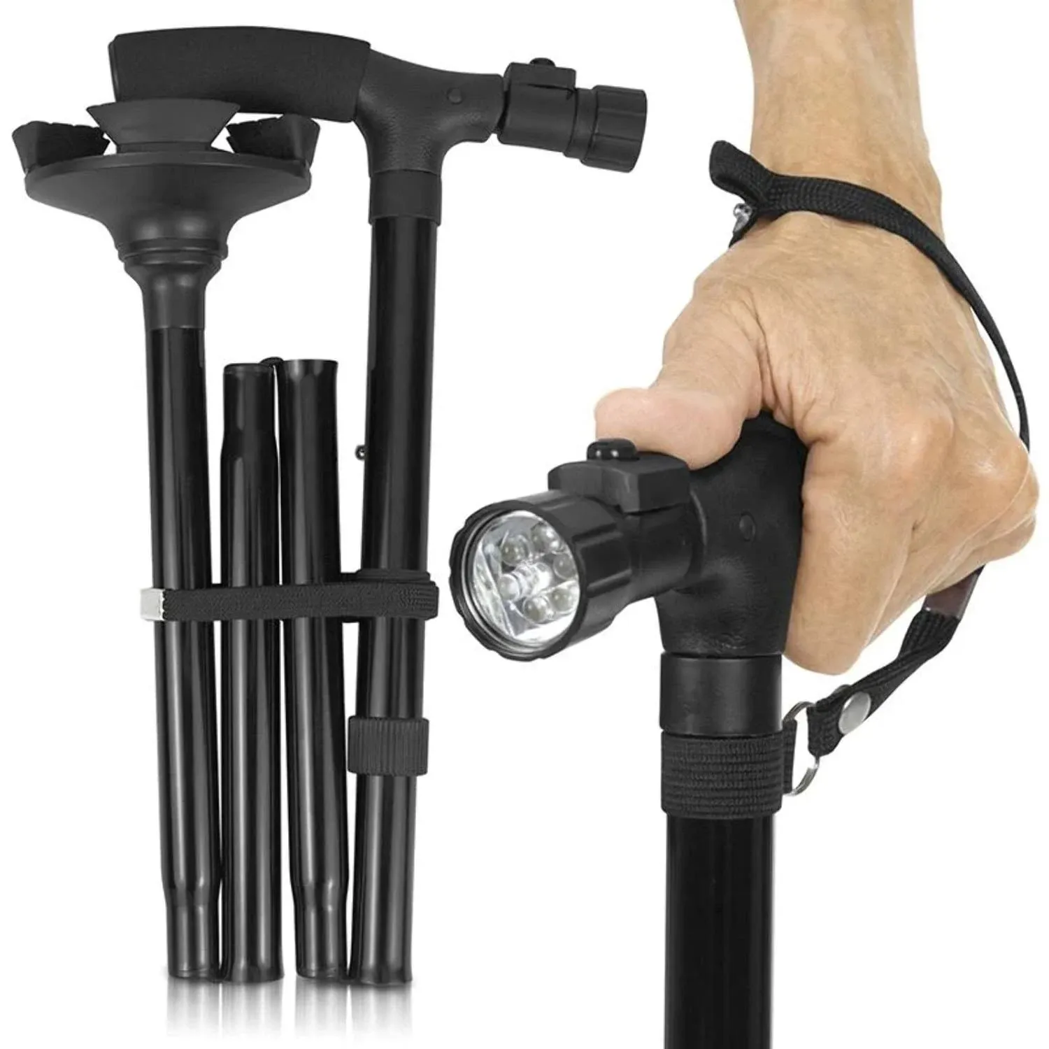 Vive LED Folding Cane with Light