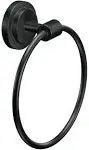 Moen DN0786BL ISO Matte Black Towel Ring