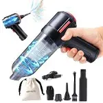 ADPTOYU 3-in-1 Portable Small Cordless Handheld Vacuum Cleaner Rechargeable with 9000pa Powerful Suction for Car/Office/Home