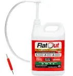 Flat Out Off Road Tire Sealant Outdoor Power Equipment Formula with Valve 1 gal