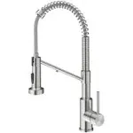 Kraus KFF-1610SFACB Bolden 2-in-1 Commercial Style Pull-Down Single Handle Filter Kitchen Faucet for Reverse Osmosis or Water Filtration System, Spot Free Antique Champagne Bronze