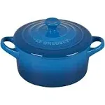 Le Creuset Mini Round Cocotte | Stoneware Olive, 8 fl. oz.