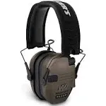 Walker's Razor Series Slim Shooter Folding Earmuffs, Brown