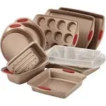 Rachael Ray 10-Piece Cucina Nonstick Bakeware Set Baking Kit Cookie Loaf Muffin