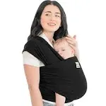 KeaBabies Baby Wrap Carrier - All in 1 Original Breathable Baby Sling, Lightweight,Hands Free Baby Carrier Sling, Baby Carrier Wrap, Baby Carriers for Newborn, Infant,Baby Wraps Carrier (Classic Gray)