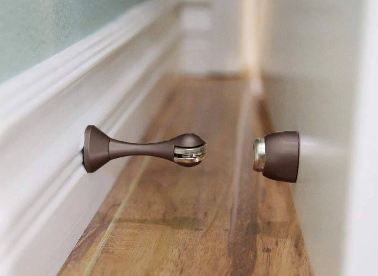 Magnetic Door Stop - Oil Rubbed Bronze - 2pc Set