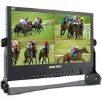 SEETEC ATEM156 156 IPS Live Streaming Broadcast Director Monitor with 19201080 pixels 4 HDMI Input Output Quad Split Display