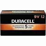 Duracell Coppertop Alkaline 9V Batteries