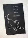 im only talking dog towel