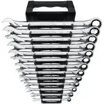 GEARWRENCH XL Ratcheting Combination SAE Wrench Set 13 Pc., 12 Point - 85199