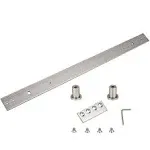 National Hardware 954 24&#034; Barn Door Flat Track Extension Kit - Nickel