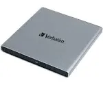 VERBATIM External CD DVD Blu-ray Writer USB 3.0 M-Disc Ready Compatible with Windows and Mac (71097)