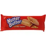 Nutter Butter Cookie Patties Peanut Butter Creme Wafers 10.5 oz