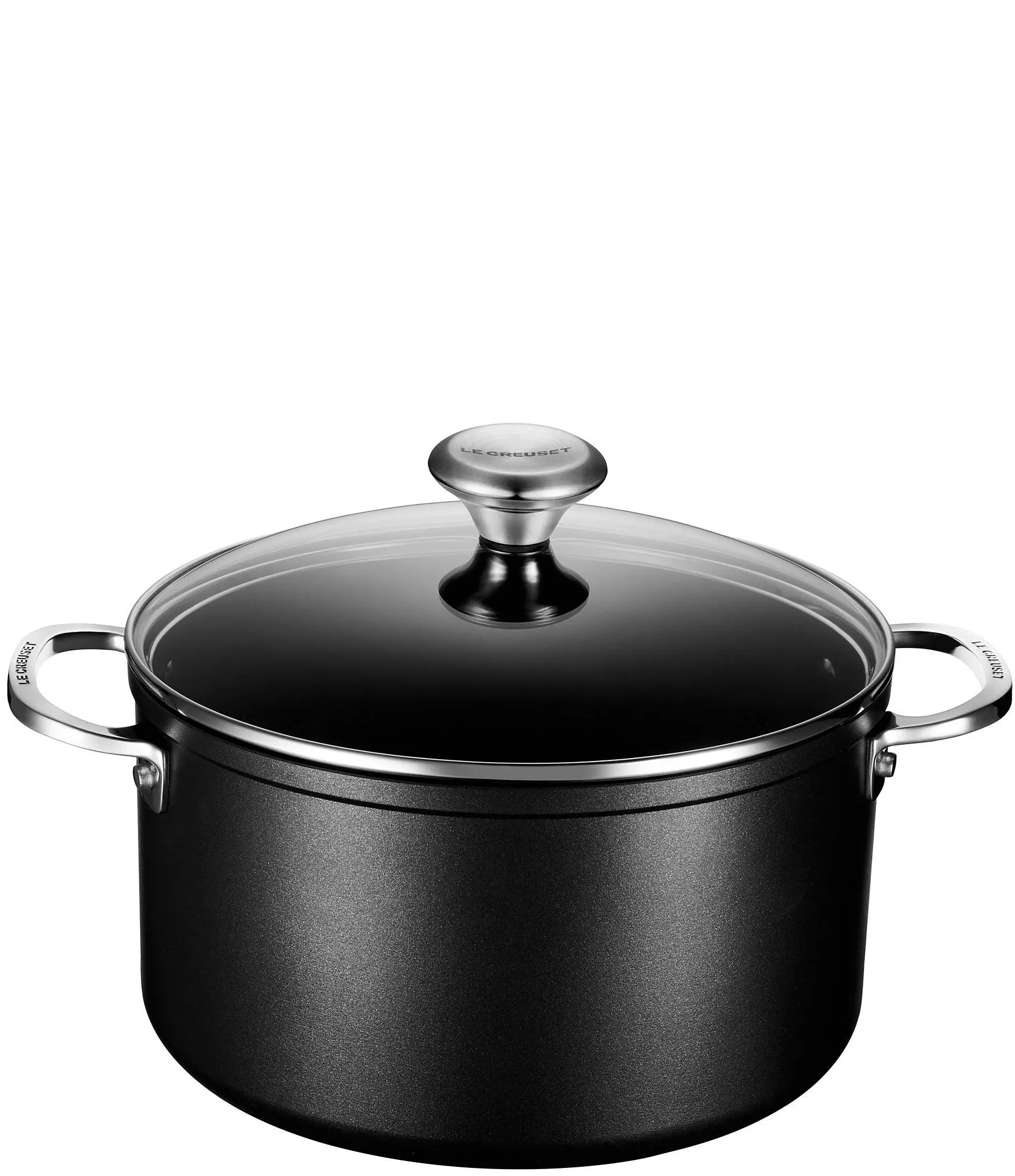 Le Creuset Toughened Nonstick Pro Stockpot with Glass Lid, 6.3 qt.