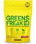 Pharmafreak - Greens Freak - 9.2oz / 261.3g - USA - VC - Vanilla Chai - Hybrid SUPERFOOD Greens Supplement Powder - 30 Servings - New Eco Friendly Pouch