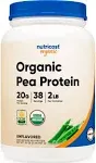 Nutricost Organic Pea Protein Isolate Powder