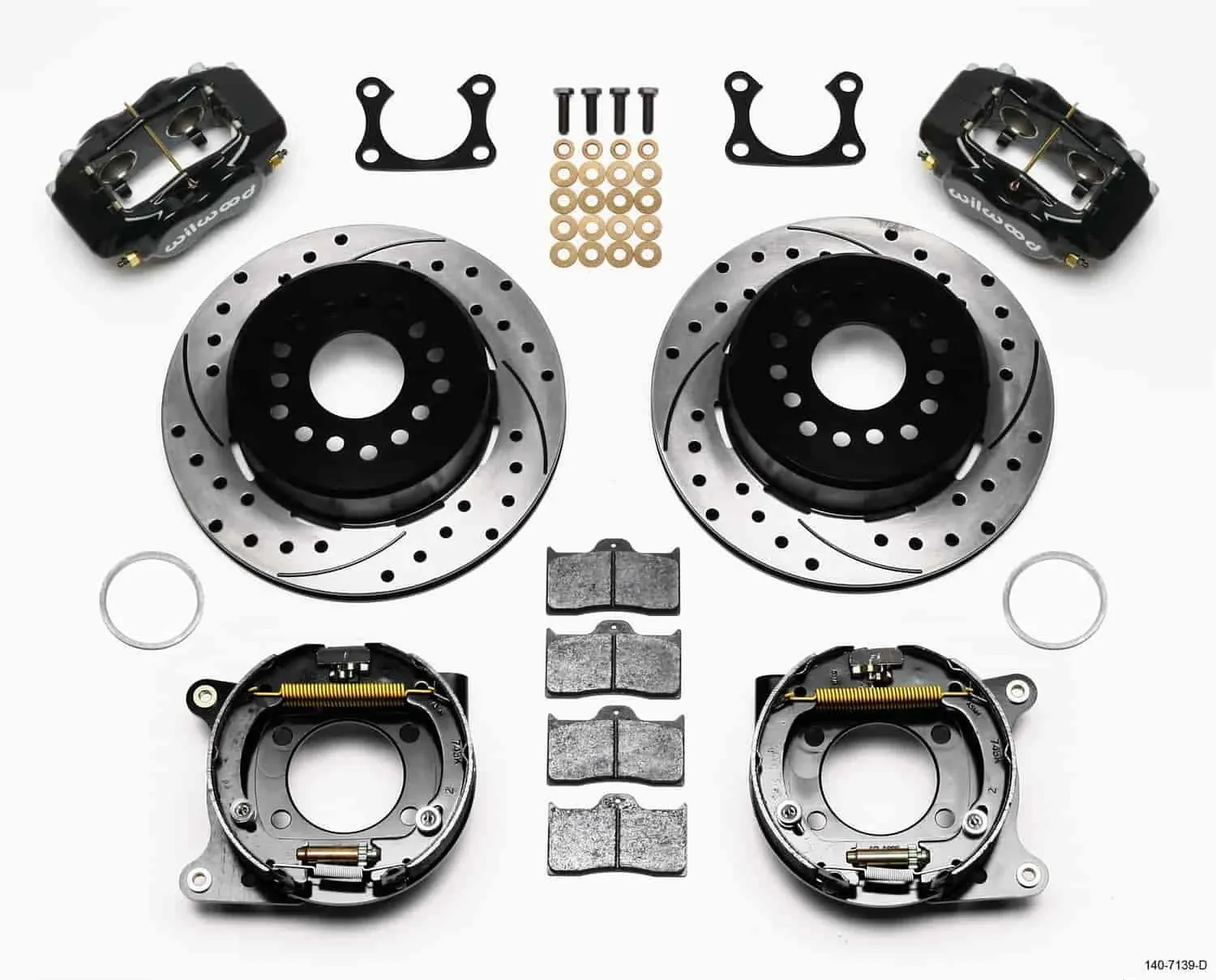 Wilwood 140-7139-D Forged Dynalite Rear Parking Brake Kit