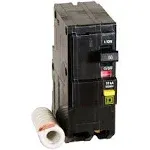 SCHNEIDER Electric QO250GFIC 50 Amp 2-Pole GFCI Circuit Breaker