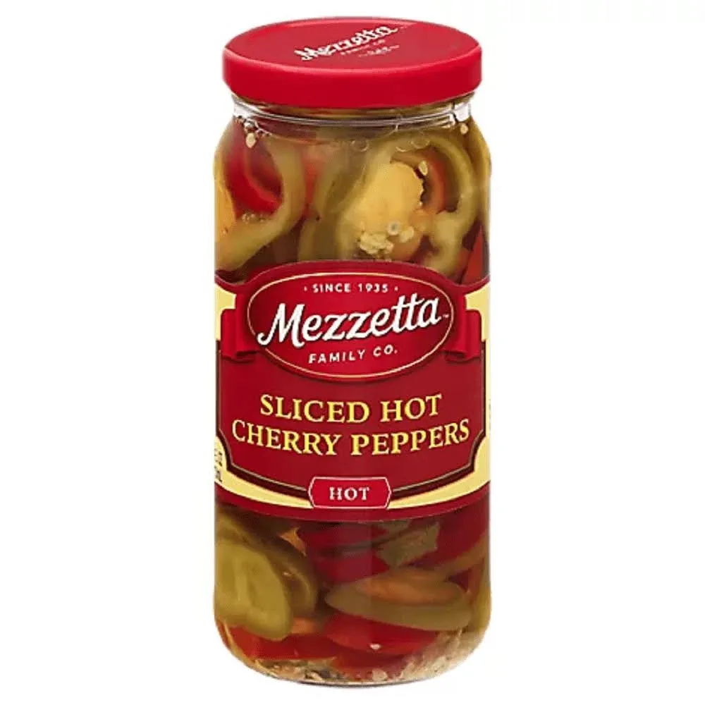 Mezzetta Deli-Sliced Hot Cherry Peppers 16 fl oz