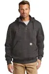 Carhartt Men's Rain Defender Paxton Heavyweight Hooded Zip Mock Sweatshirt